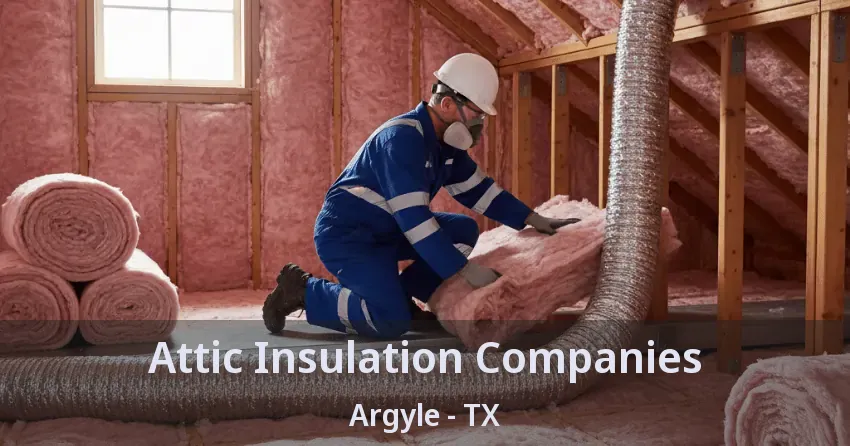 Attic Insulation Companies Argyle - TX