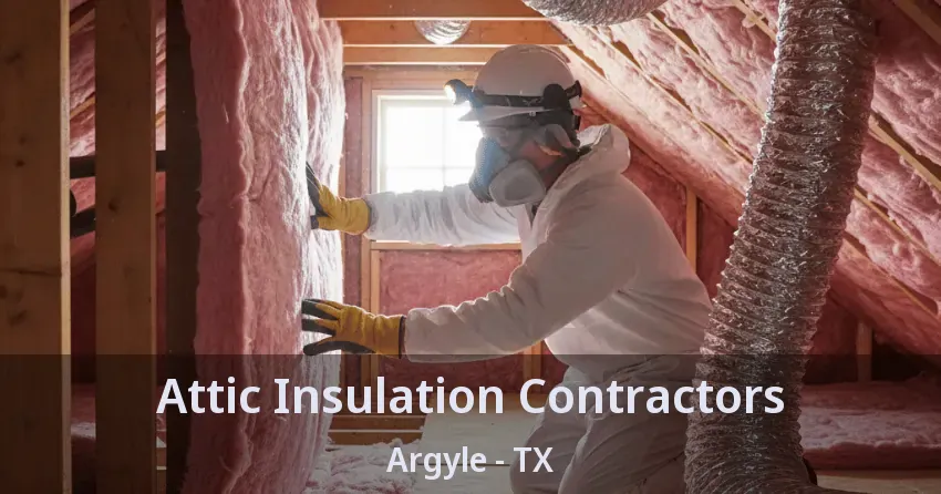 Attic Insulation Contractors Argyle - TX