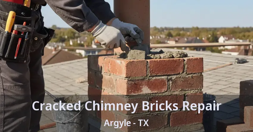Cracked Chimney Bricks Repair Argyle - TX