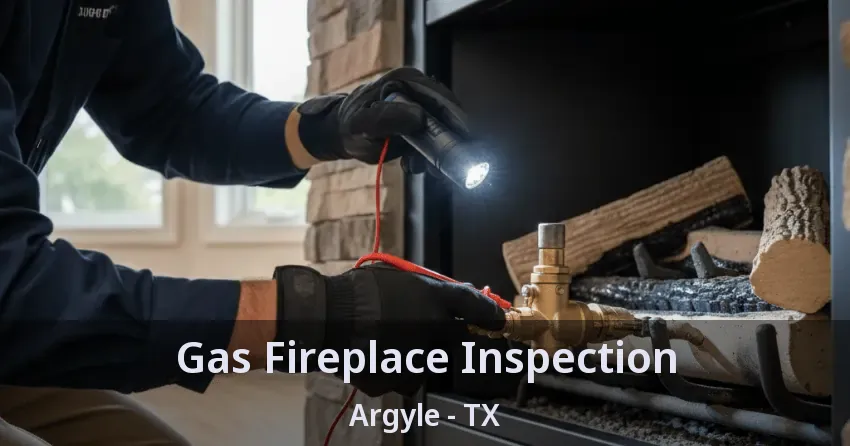 Gas Fireplace Inspection Argyle - TX